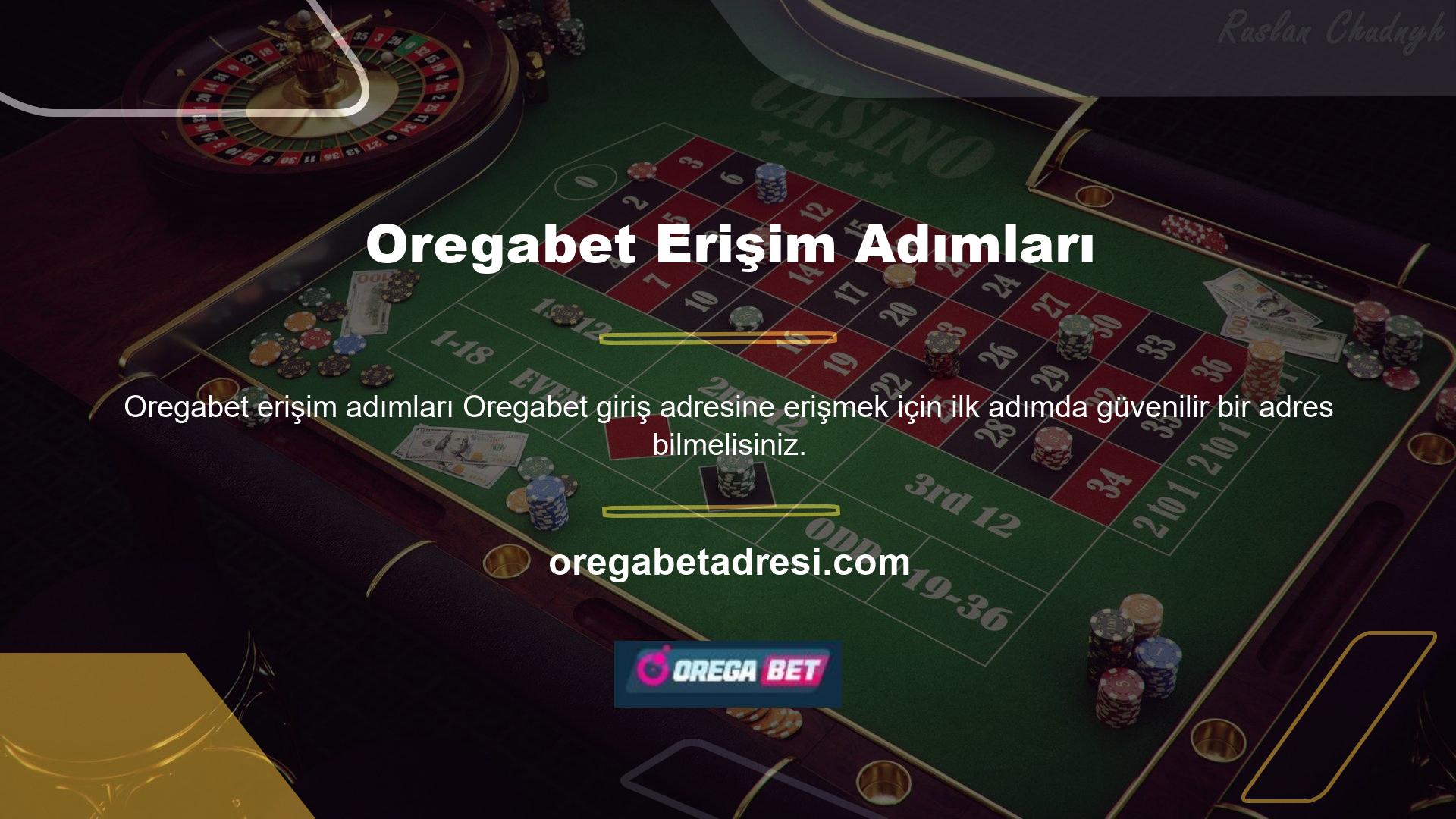 Oregabet adresi değişti